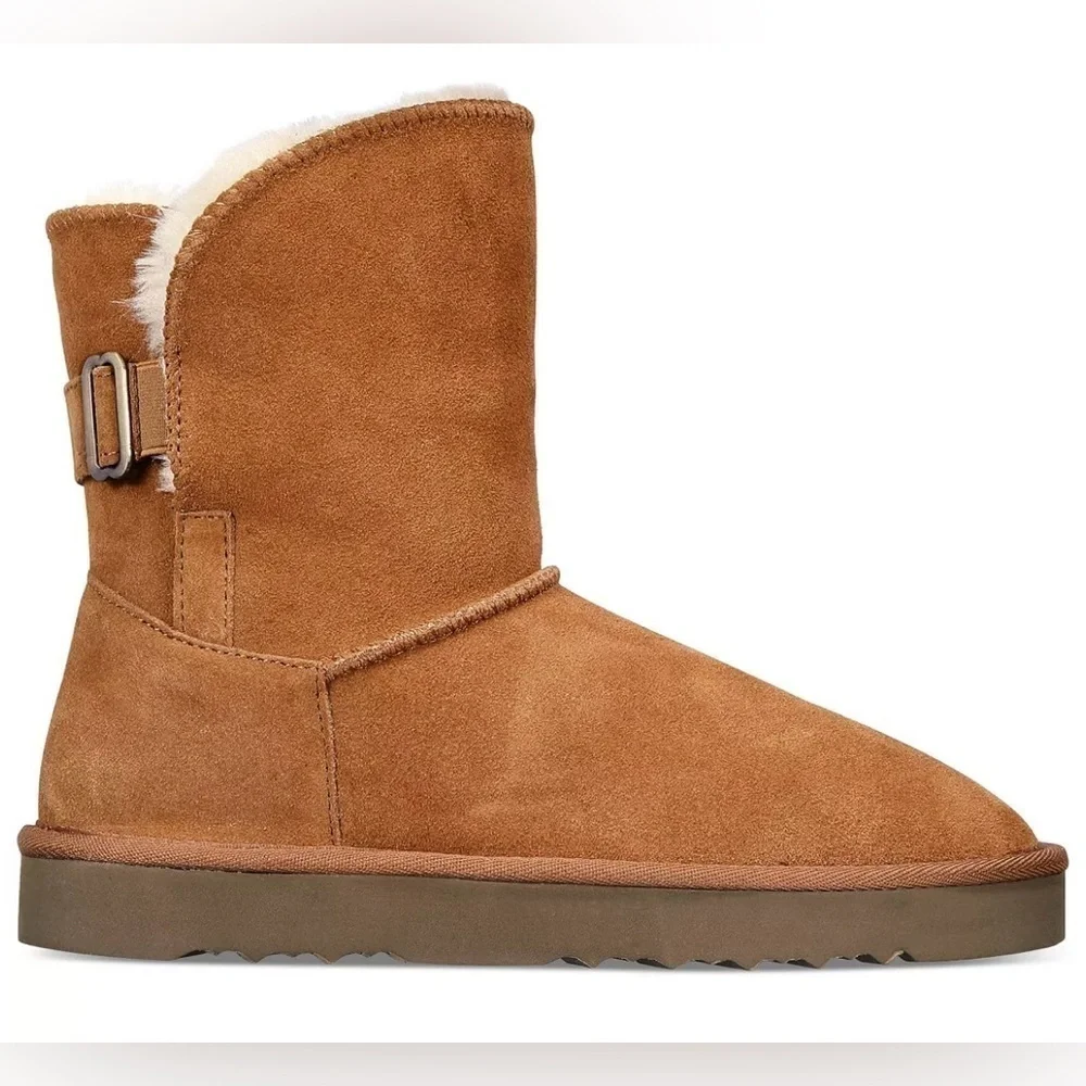 NEW Style & Co. Women’s Teenyy Winter Booties in Chestnut Size 8